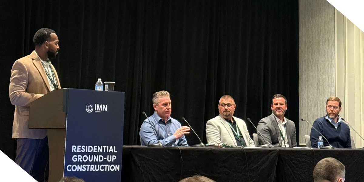 Robert Jayne, Kiavi's Head of Originations, Construction Lending, on an IMN panel discussing "Infill Strategies and Urban Edge Opportunities."