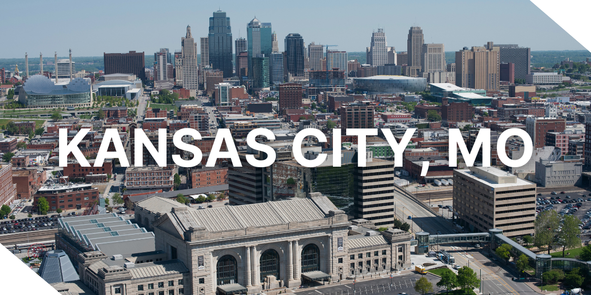 Kansas City MO skyline and Union Station, a top market for rental property investing with Kiavi financing.