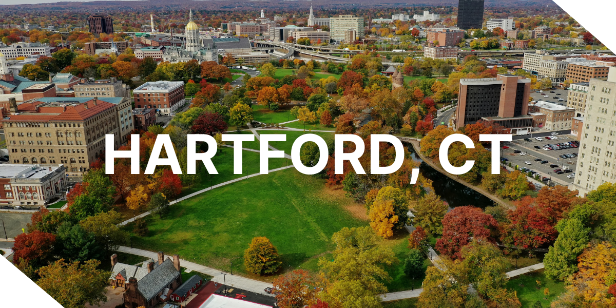  Fall foliage in Hartford CT, a potentially key market for real estate investors using Kiavi financing.