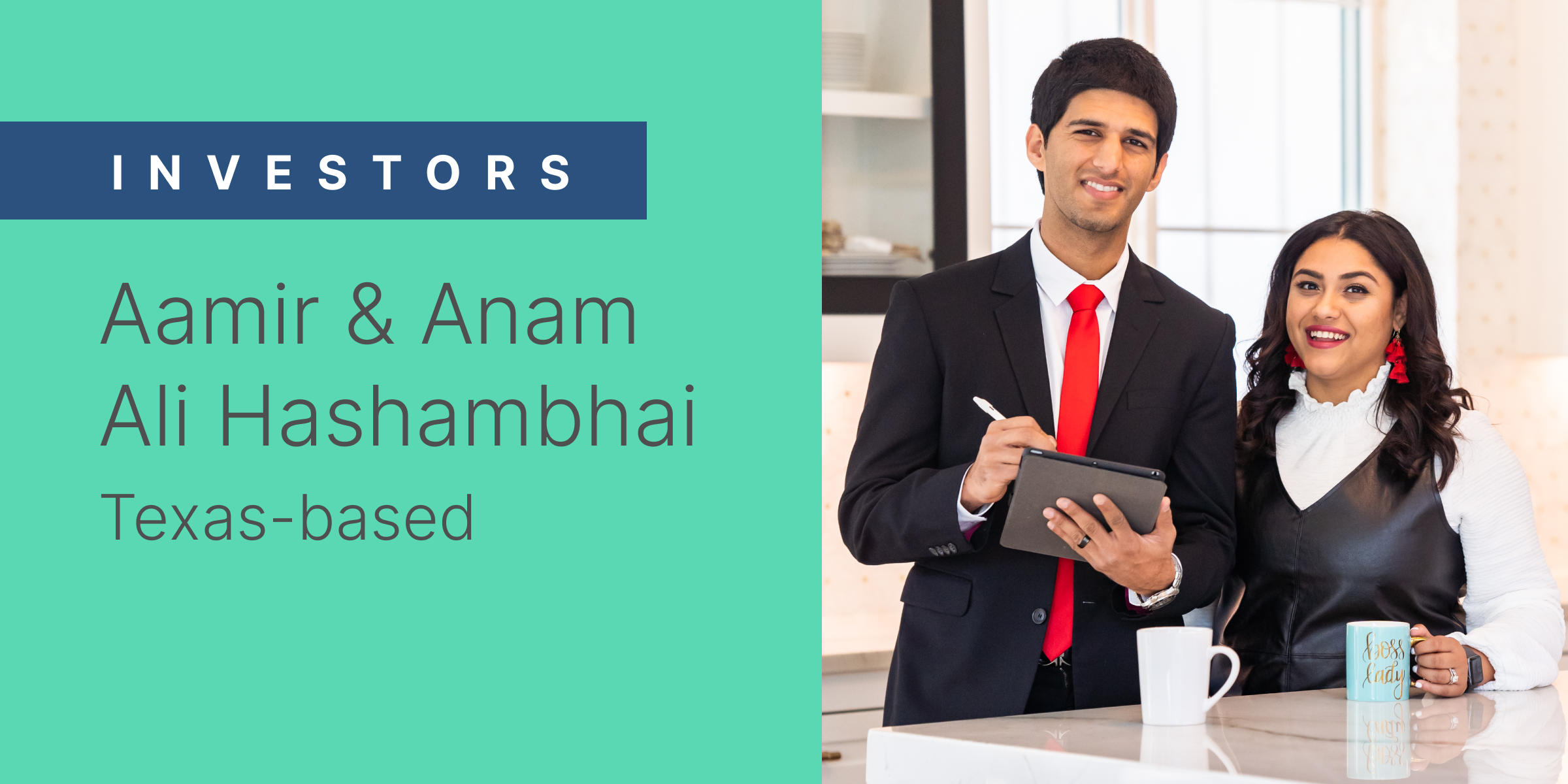 Kiavi customers Aamir and Anam Hashambhai