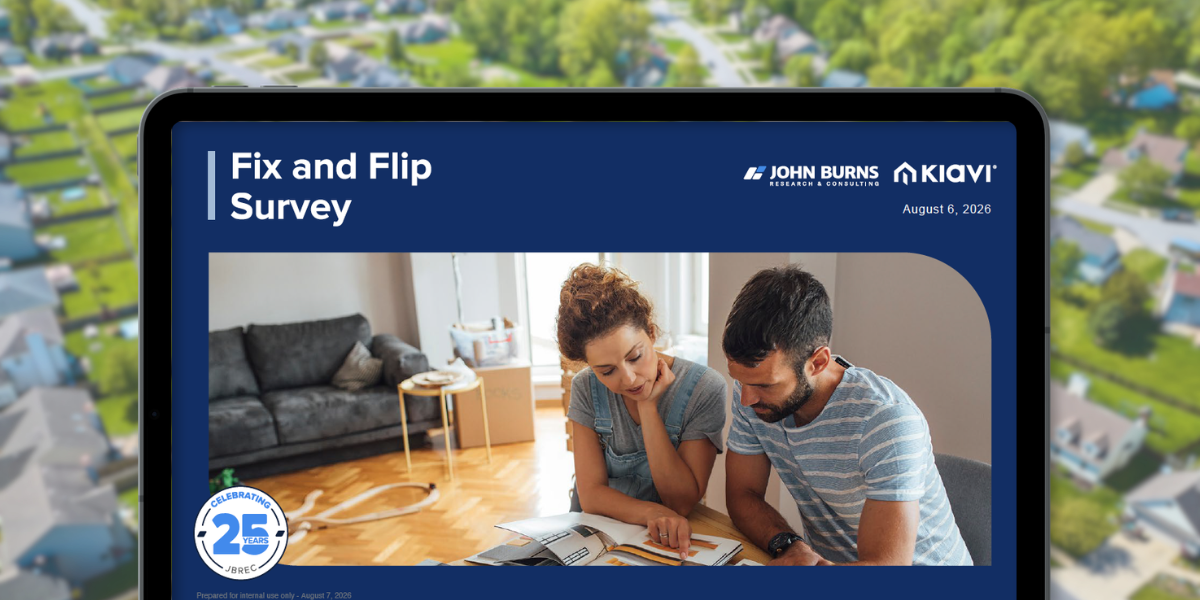 JBREC + Kiavi Q2 2026 Fix and Flip Survey: What the Data Means for Your Next Deal