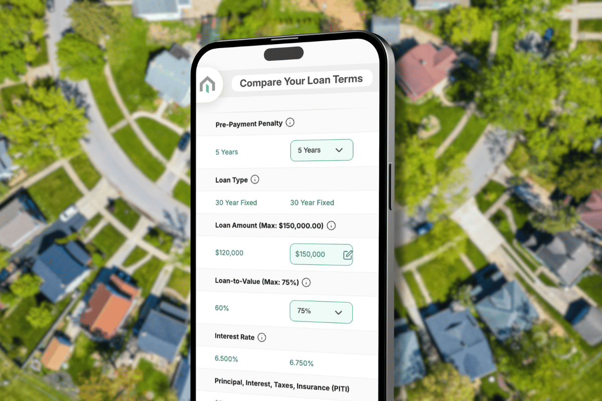 Compare DSCR loan terms using the Kiavi AI-powered platform for real estate investment financing.