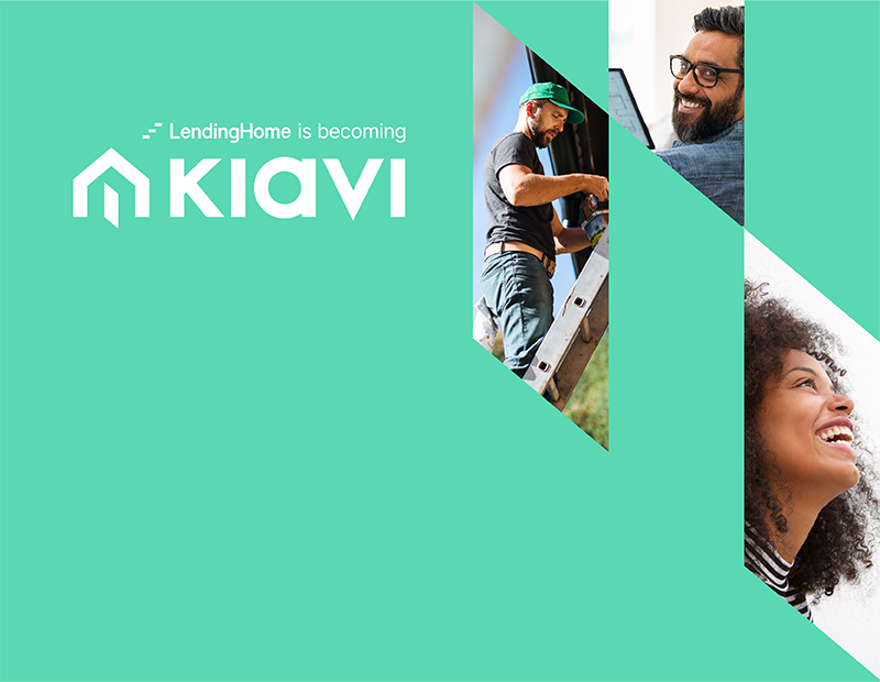 A branded banner about becoming Kiavi.