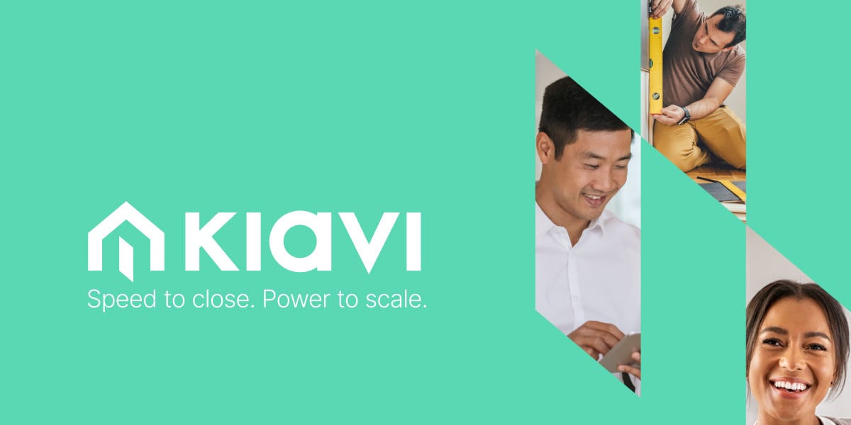 Kiavi branded banner for real estate investing professionals
